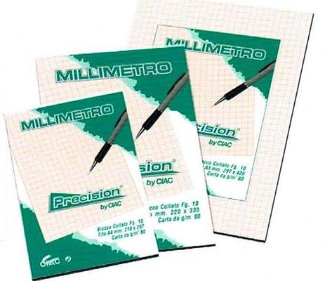 BLOCCO MILLIMETRATO 29,7X42 FG 10 CIAC Foto prodotto